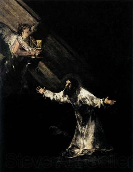 Francisco de goya y Lucientes Christ on the Mount of Olives Norge oil painting art